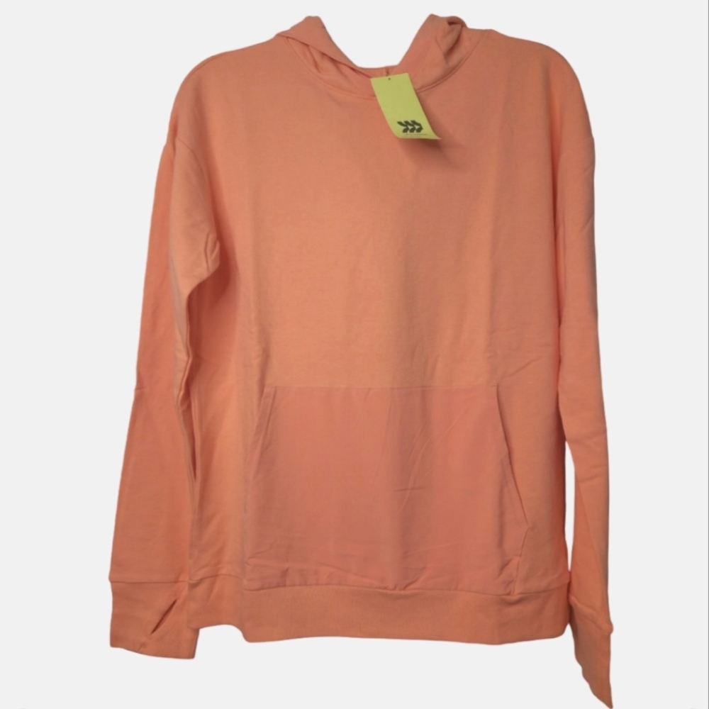 PEACHY PINK LIGHTWEIGHT HOODIE SZ XXL (18)